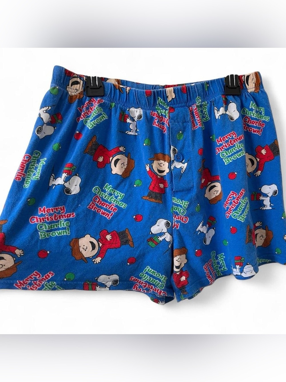 Men’s Medium Adult Unisex Peanuts Snoopy Charlie Brown Merry Christmas Pajama Sh
